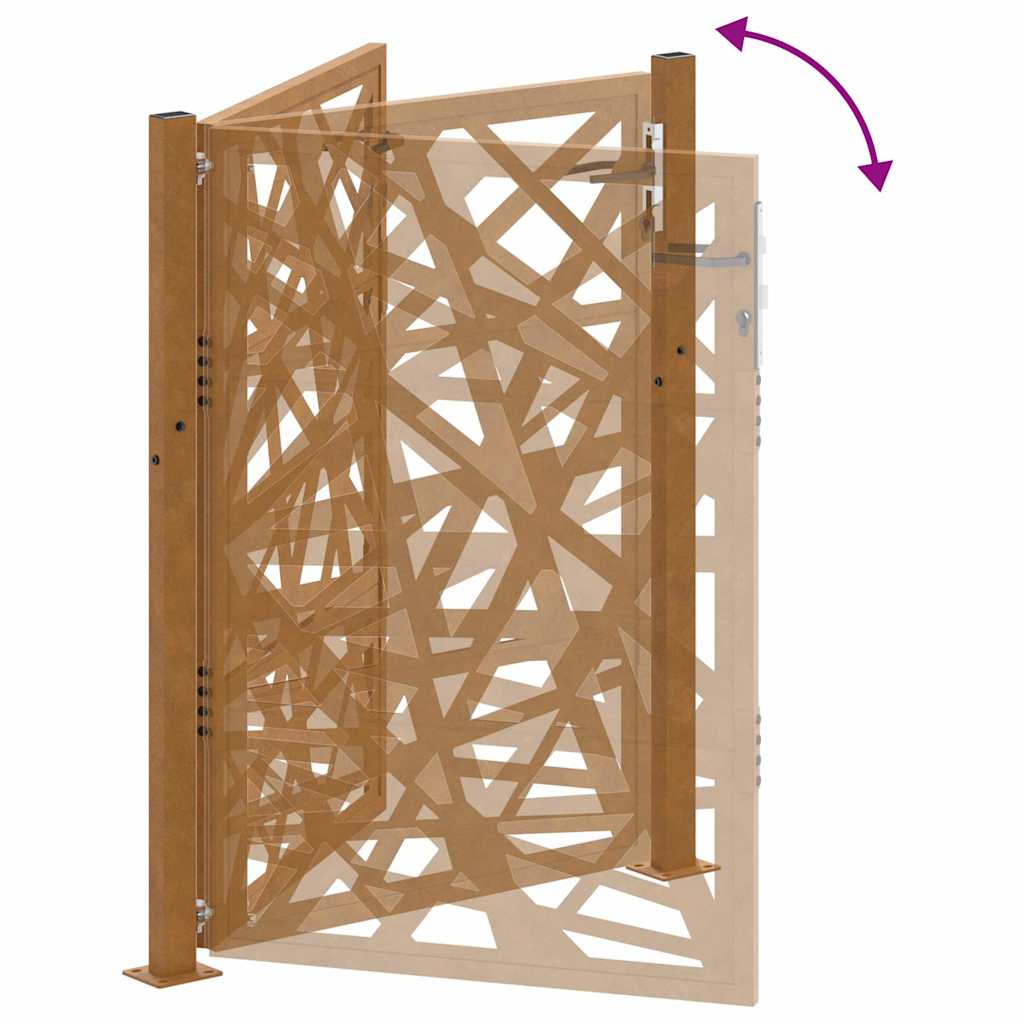 Garden Gate 105x130 cm Weathering Steel Light Design