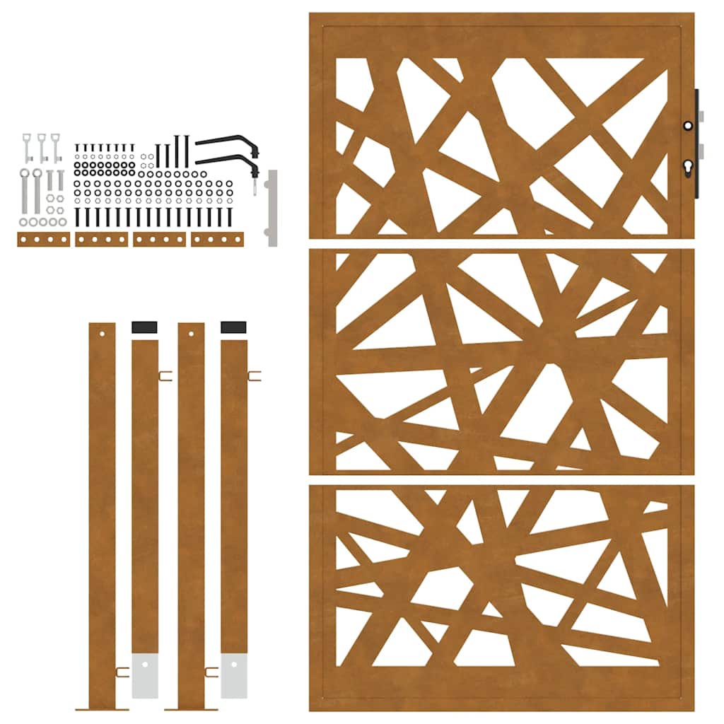 Garden Gate 105x155 cm Weathering Steel Light Design