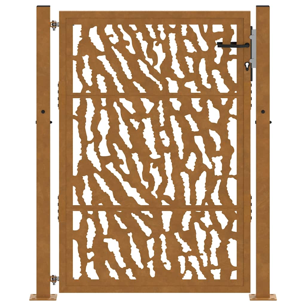 Garden Gate 105x130 cm Weathering Steel Trace Design