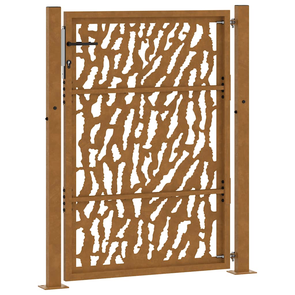 Garden Gate 105x130 cm Weathering Steel Trace Design