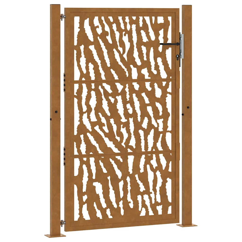 Garden Gate 105x155 cm Weathering Steel Trace Design