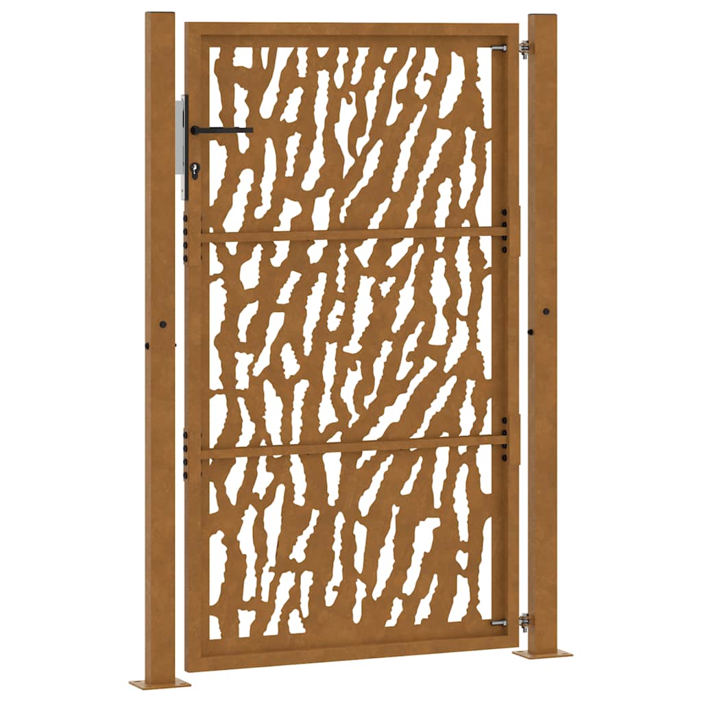 Garden Gate 105x155 cm Weathering Steel Trace Design