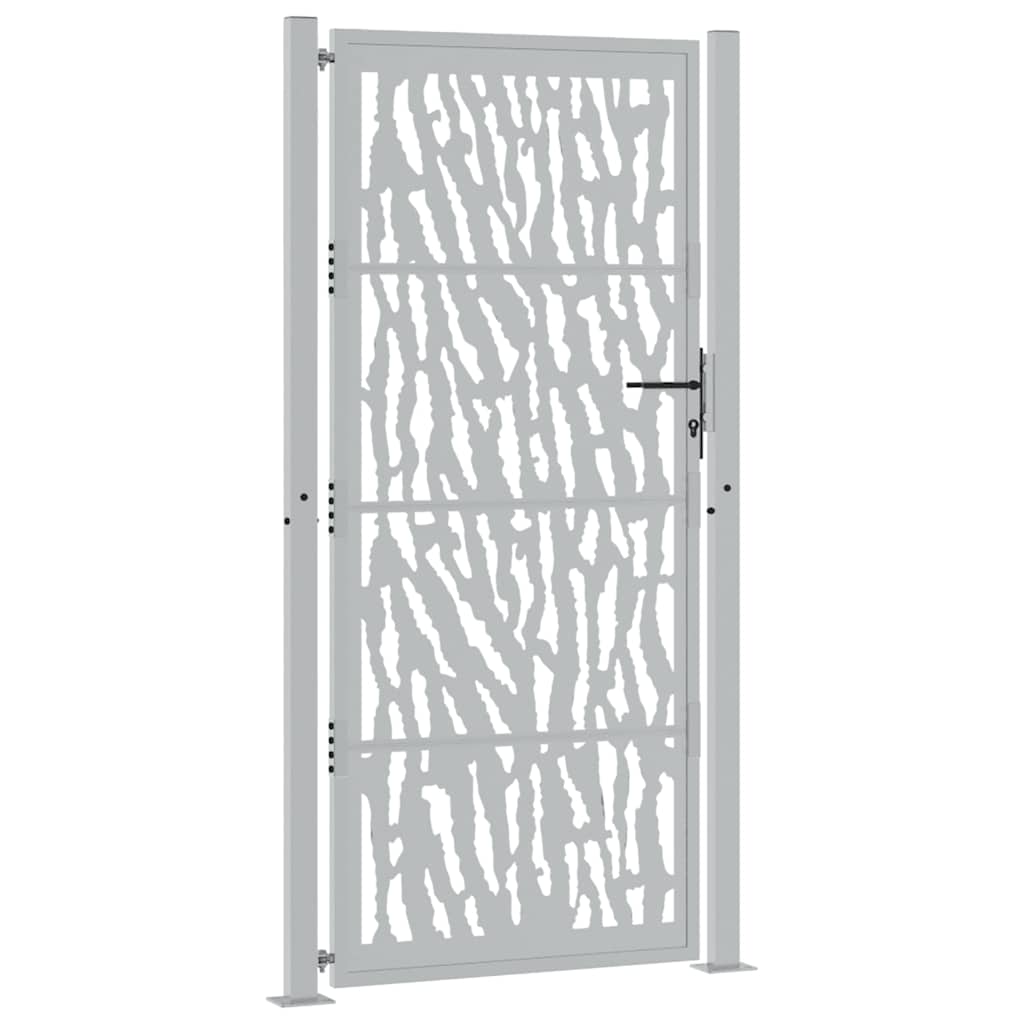Garden Gate 105x205 cm Weathering Steel Trace Design