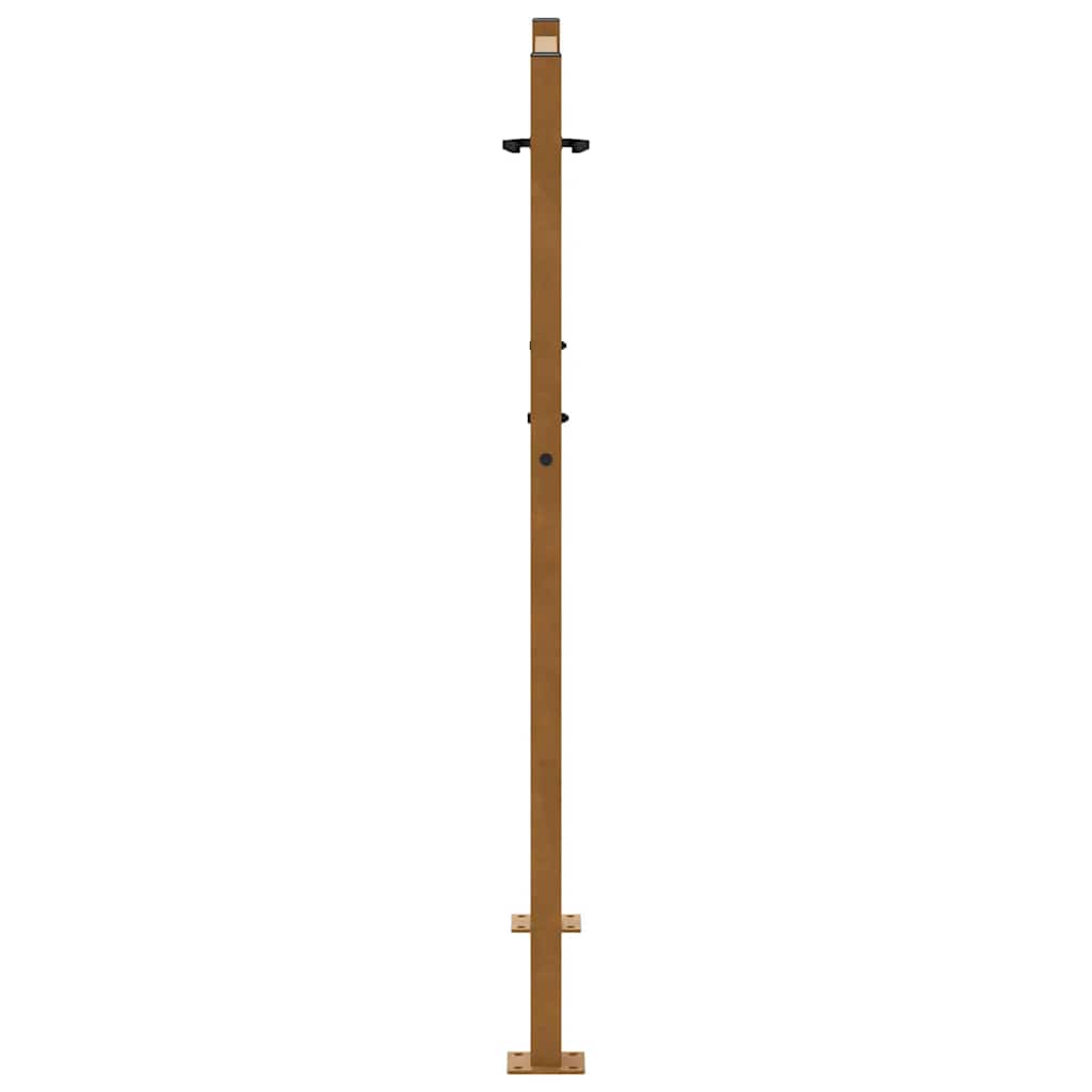 Garden Gate 105x130 cm Weathering Steel Flame Design