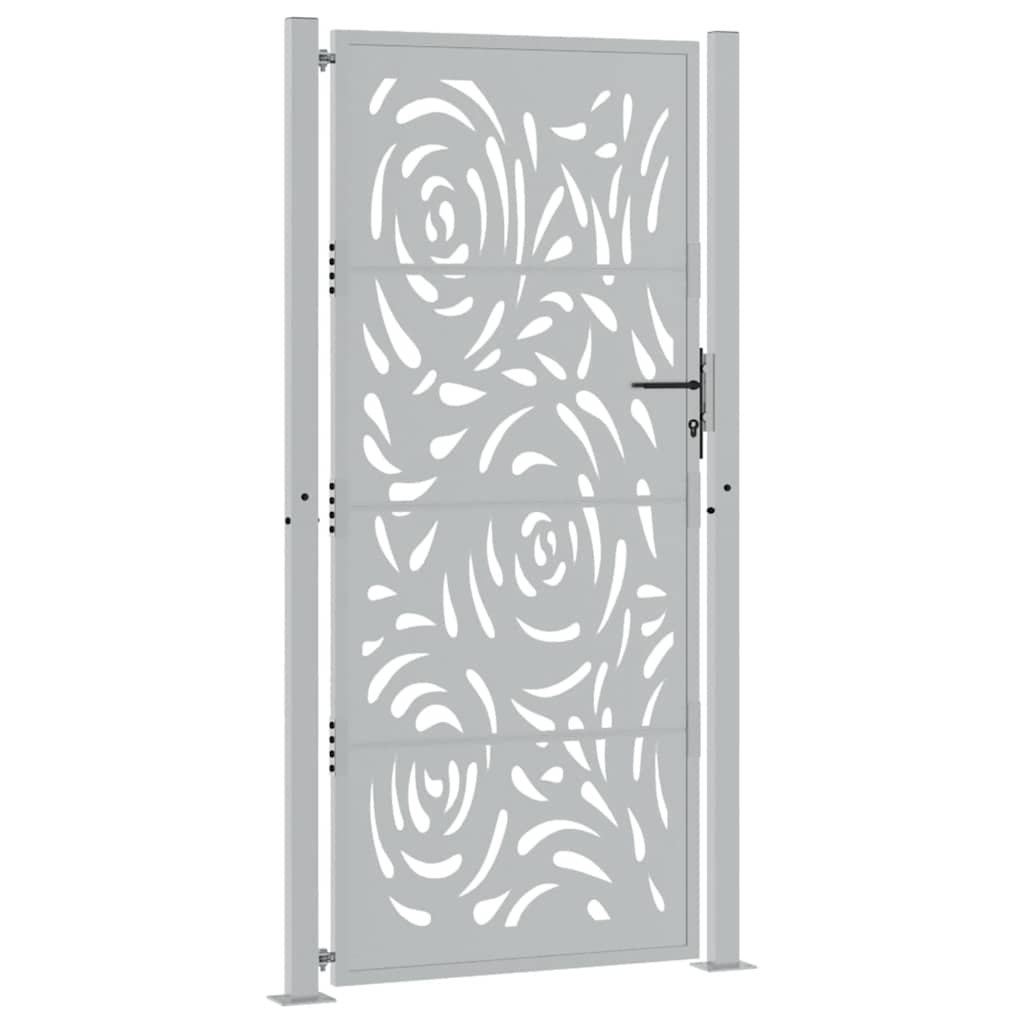 Garden Gate 105x205 cm Weathering Steel Flame Design