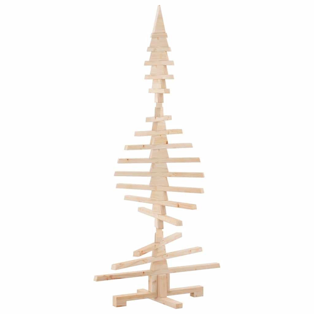 Wooden Christmas Tree for Decoration 150 cm Solid Wood Pine