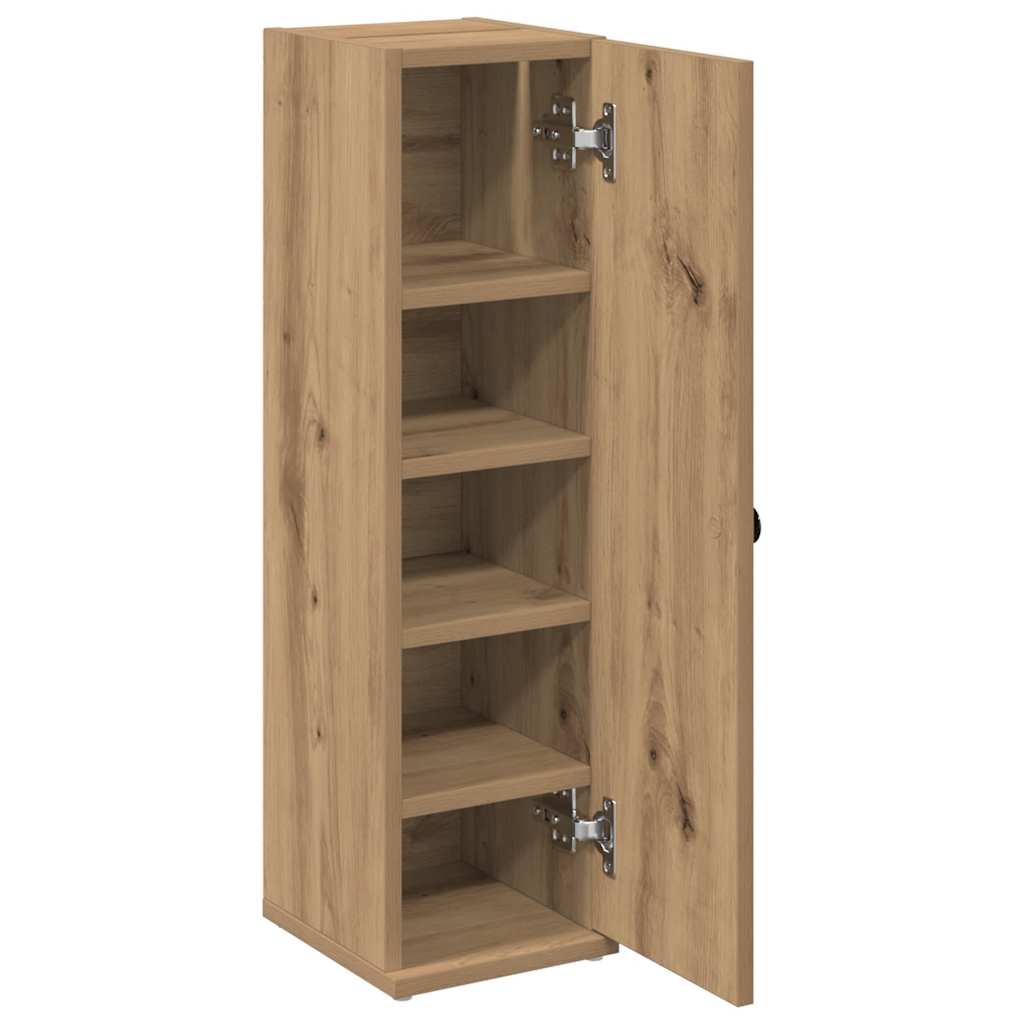 Bathroom Cabinet with Roll Holder Artisan Oak 20.5x22x72 cm