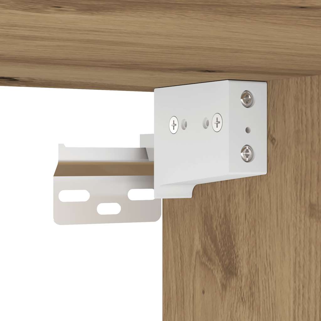 Wall-mounted Bedside Cabinet Artisan Oak 45x26x28.5 cm