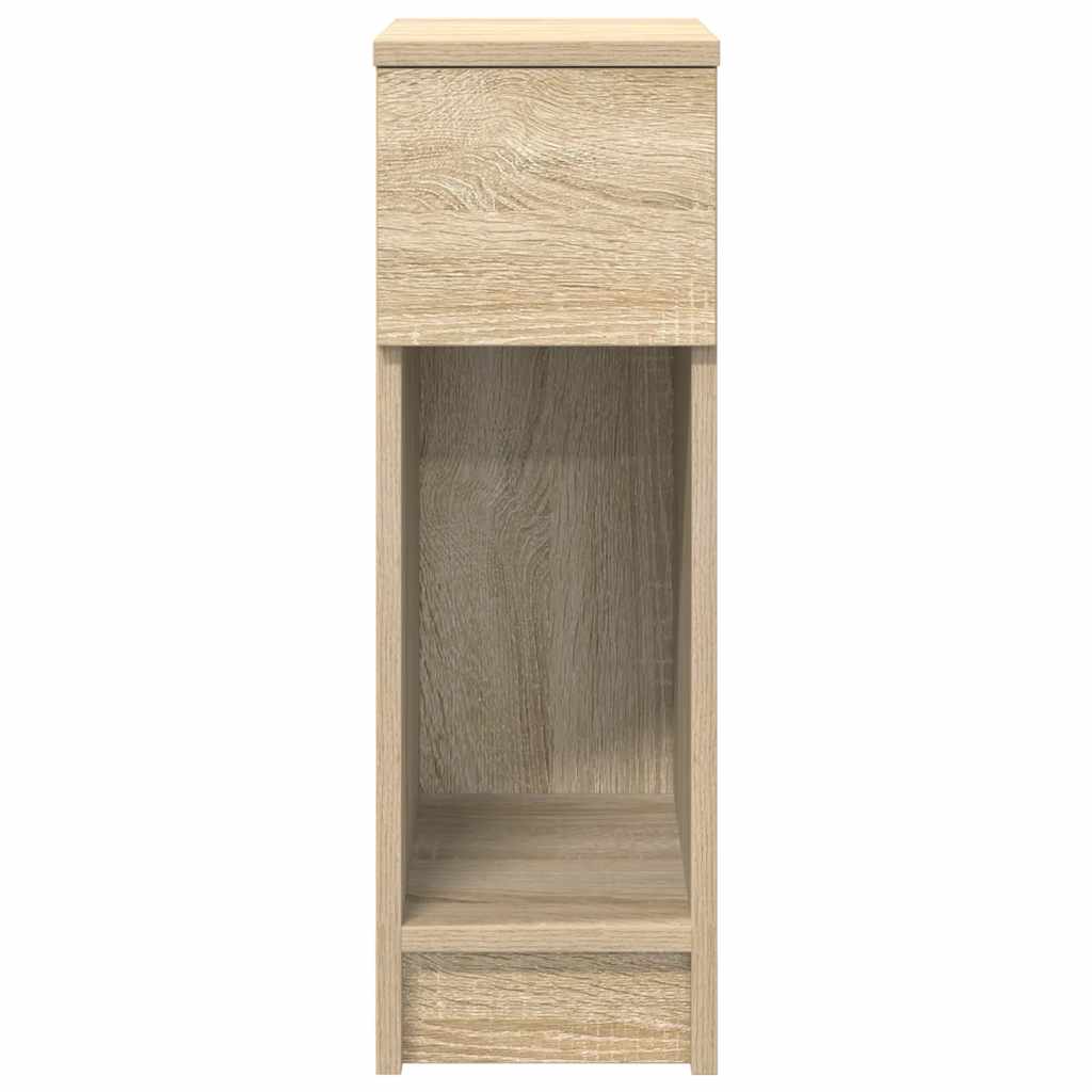 Bedside Cabinets with Drawer 2 pcs Sonoma Oak 20x36x60 cm
