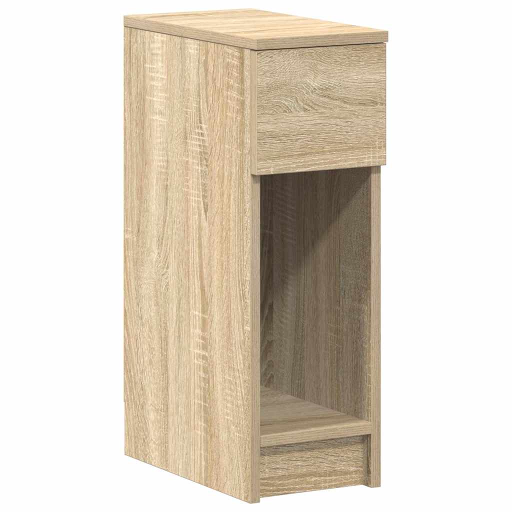 Bedside Cabinets with Drawer 2 pcs Sonoma Oak 20x36x60 cm