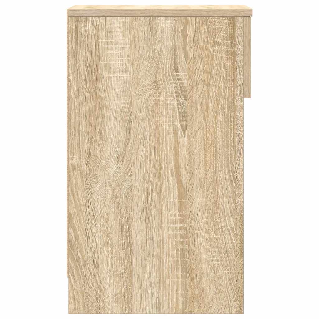 Bedside Cabinets with Drawer 2 pcs Sonoma Oak 20x36x60 cm