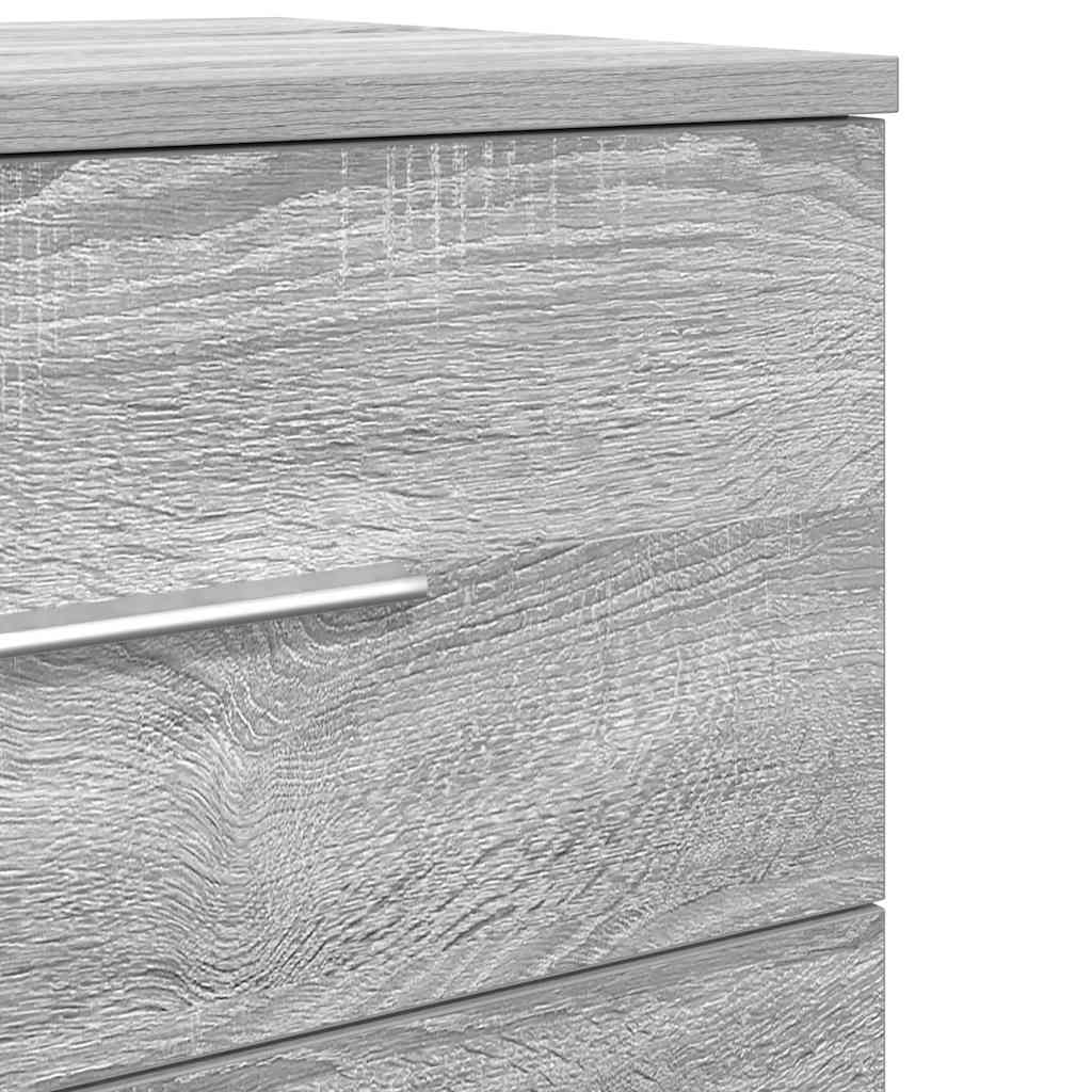 Bedside Cabinets 2 pcs with 2 Drawers Grey Sonoma 40x36x50 cm