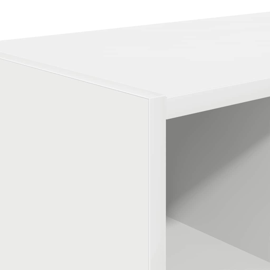 Shoe Rack Stackable White 89.5x30x40 cm