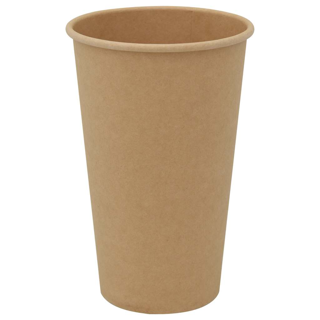 Paper Coffee Cups 1000 pcs 16oz 400ml Brown