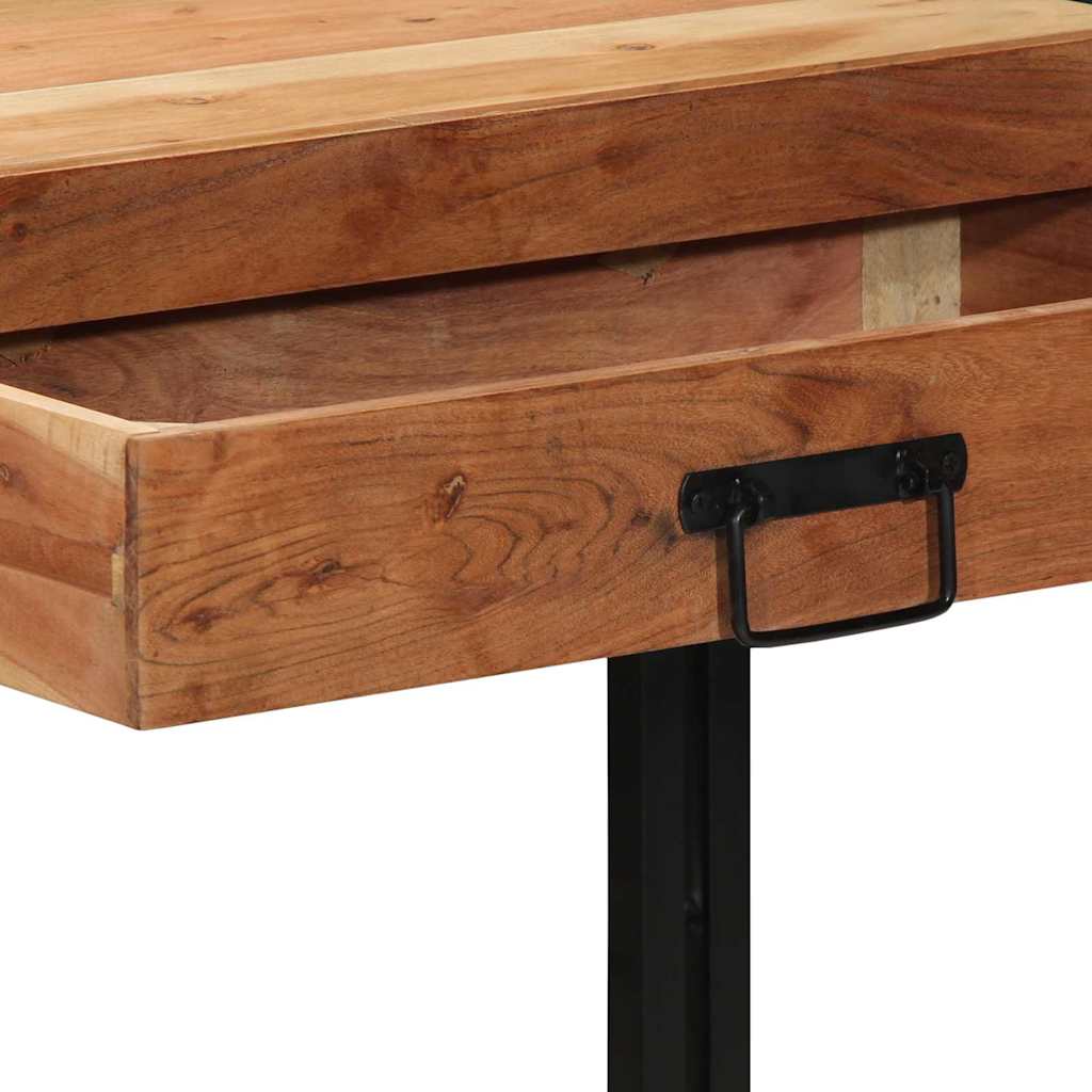 Console Table Brown 120 x 33 x 75 cm Solid acacia wood