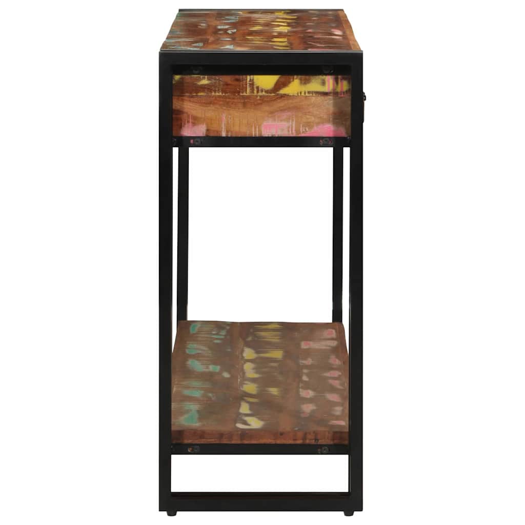 Console Table Multicolour 120 x 33 x 75 cm Solid reclaimed wood