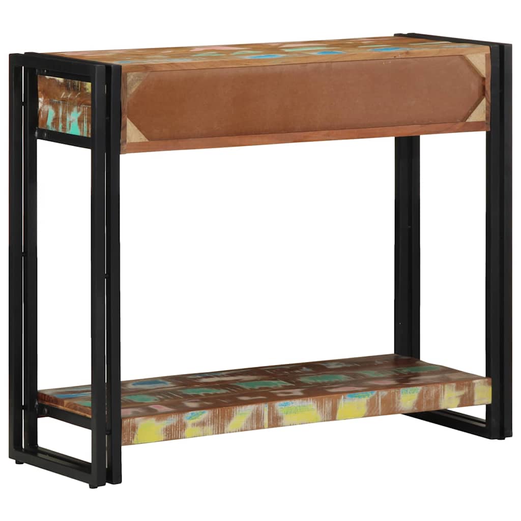 Console Table Multicolour 90 x 33 x 75 cm Solid reclaimed wood
