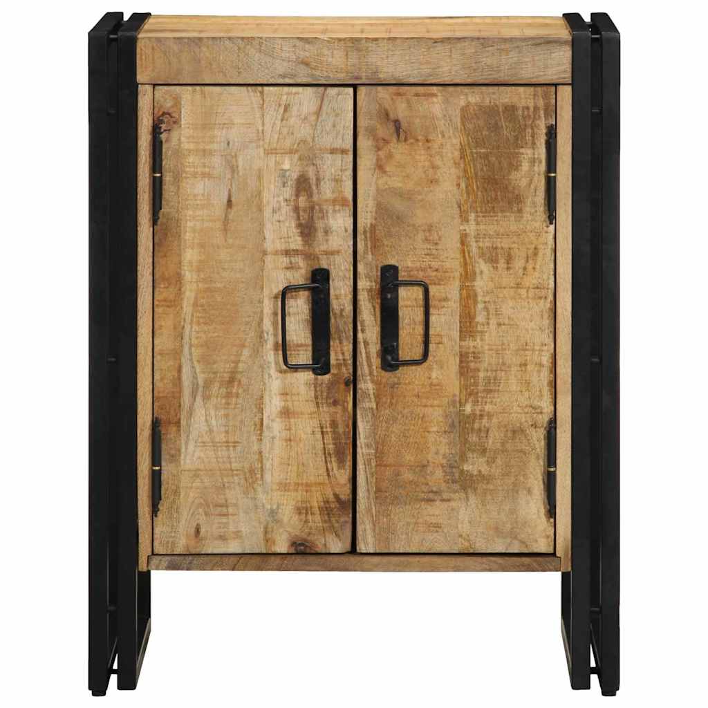 Shoe Cabinet with Shelf Black 30 x 30 x 40 cm Solid Mango wood