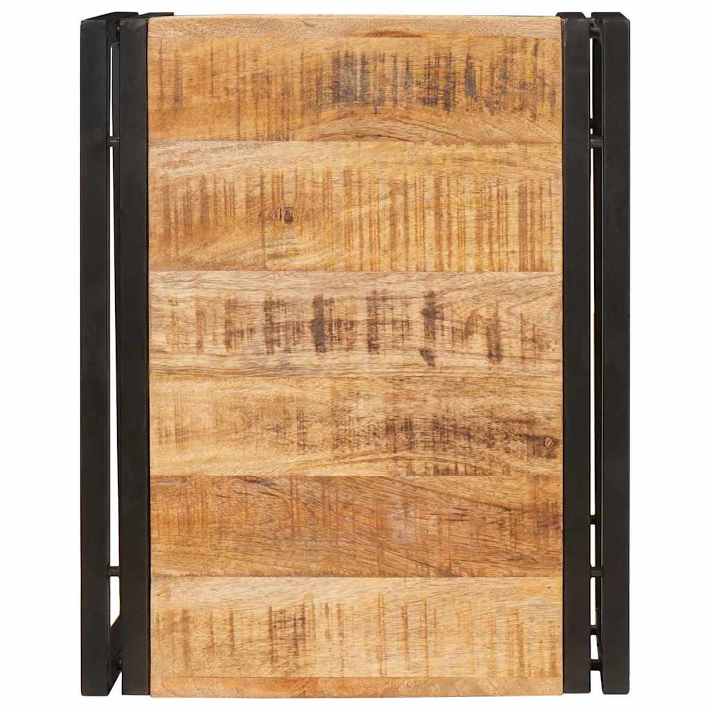 Bathroom Shelf 40 x 50 x 23 cm Solid Mango Wood and Iron