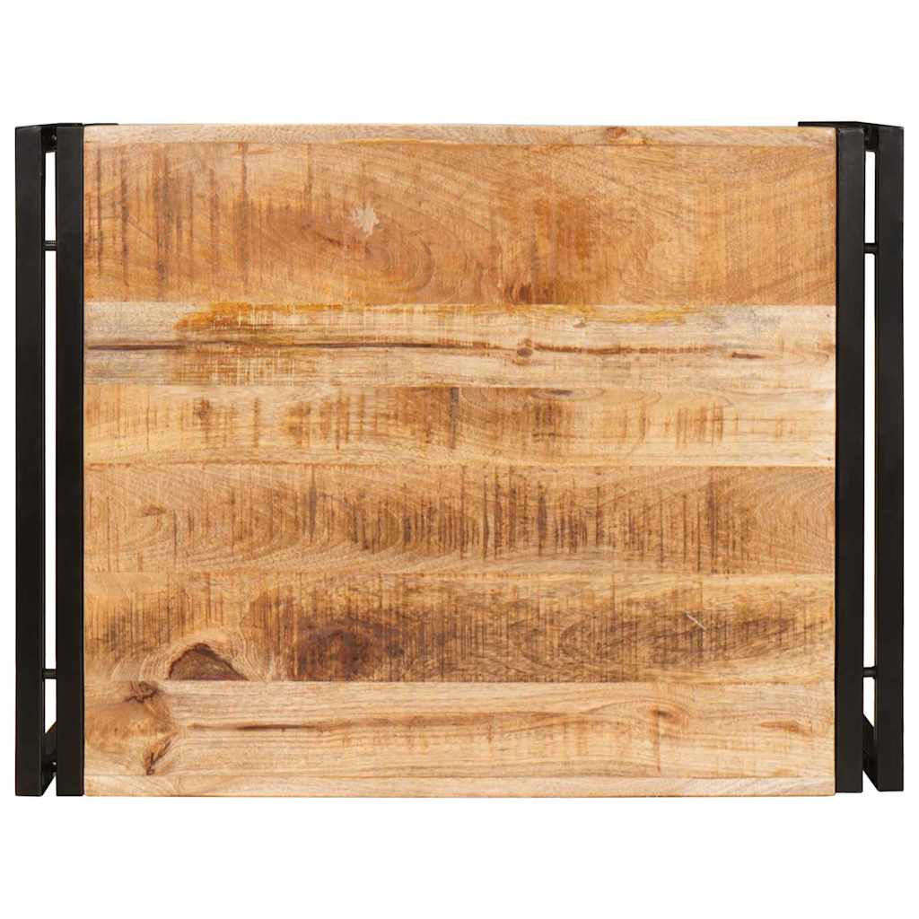 Bathroom Shelf 65 x 50 x 23 cm Solid Mango Wood and Iron