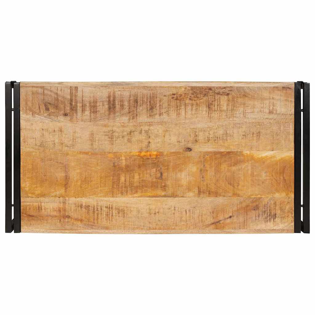 Bathroom Shelf 100 x 50 x 23 cm Solid Mango Wood and Iron