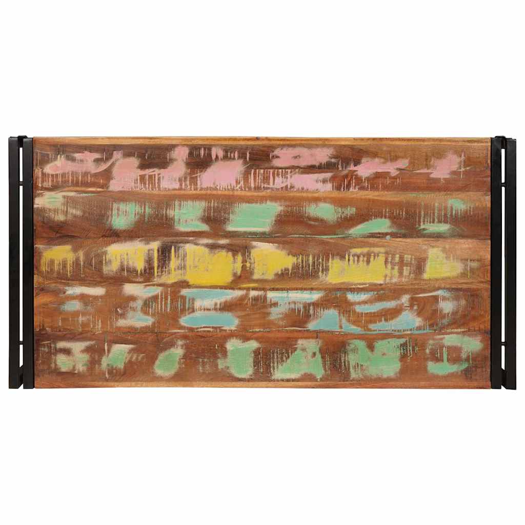 Bathroom Shelf 100 x 50 x 23 cm Solid Mango Wood and Iron