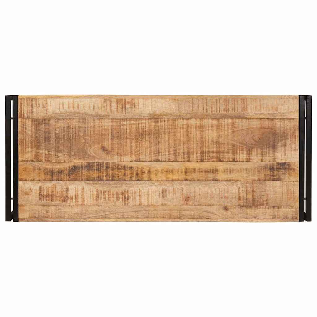 Bathroom Shelf 120 x 50 x 23 cm Solid Mango Wood and Iron