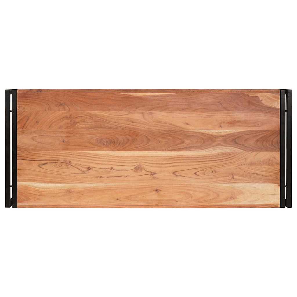 Bathroom Shelf 120 x 50 x 23 cm Solid Mango Wood and Iron