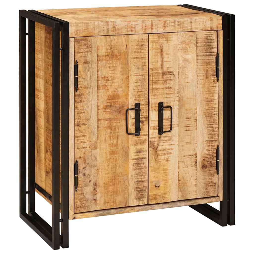 Bedside Cabinet Brown 38 x 33 x 58 cm Soild rough mango wood
