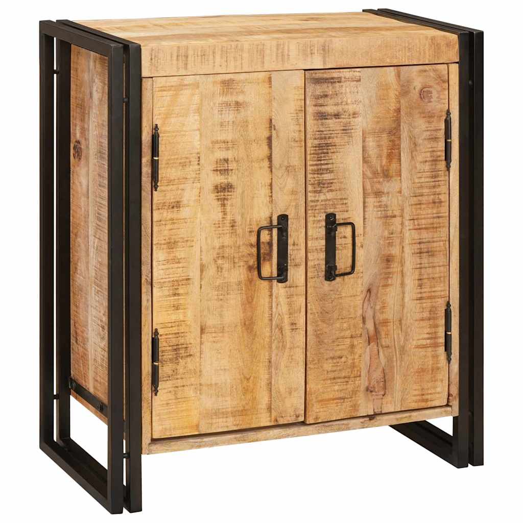 Bedside Cabinet Brown 38 x 33 x 58 cm Soild rough mango wood