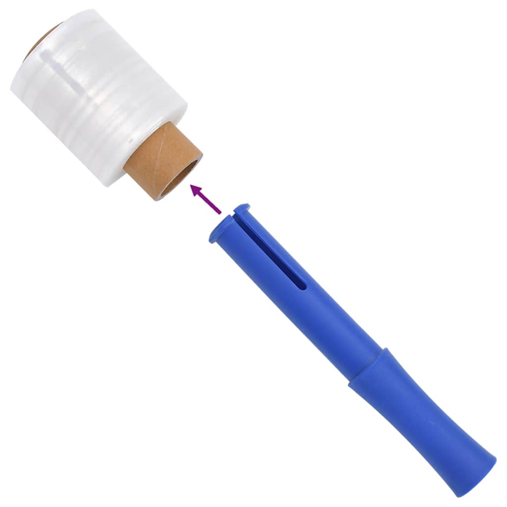 Stretch Film with Handle 10 pcs Transparent 23 µm 10 cm x 150 m