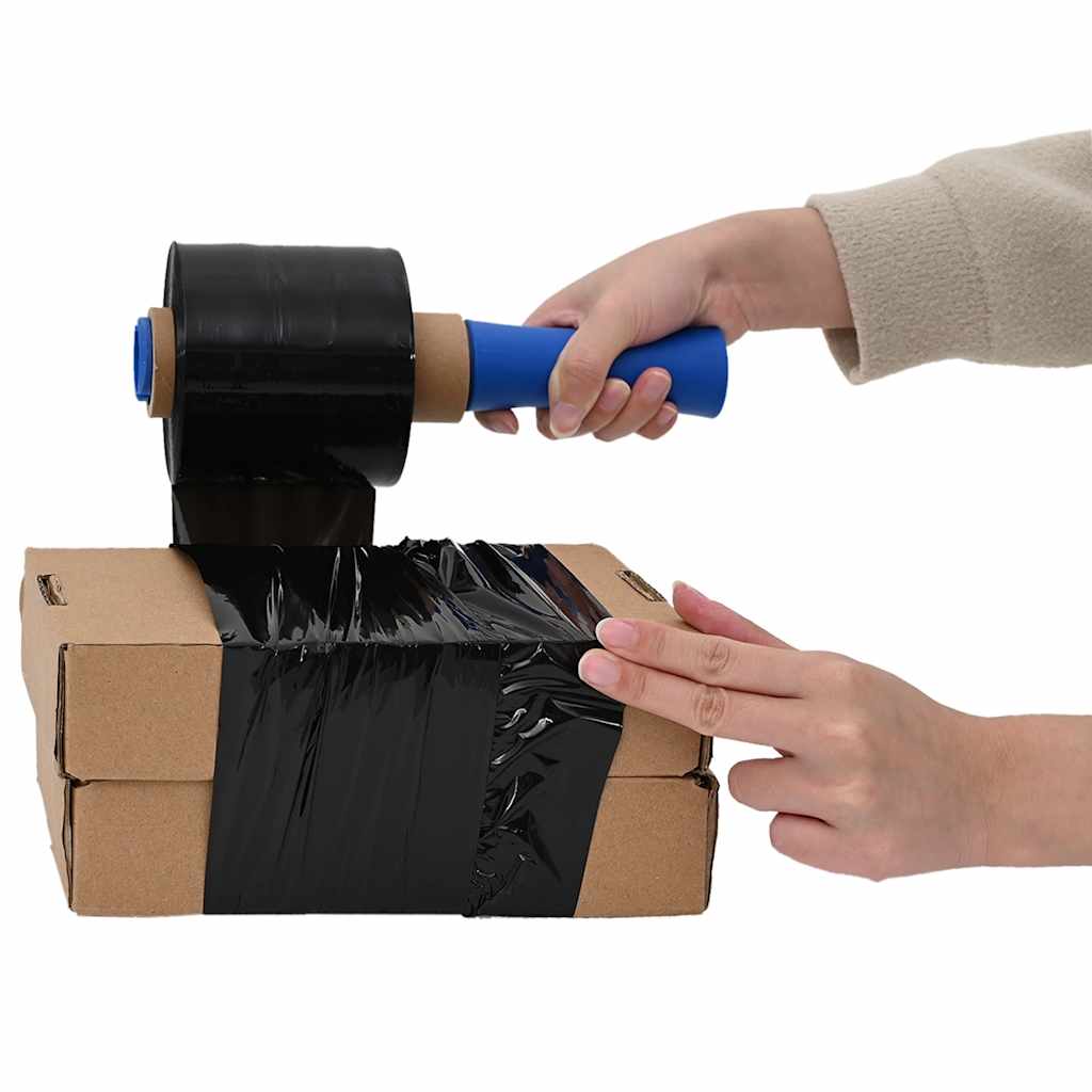Stretch Films 10 pcs Black 23 µm 10 cm x 150 m
