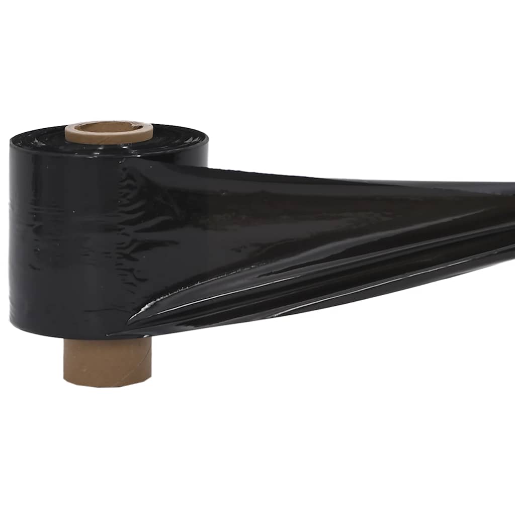 Stretch Films 10 pcs Black 23 µm 10 cm x 300 m