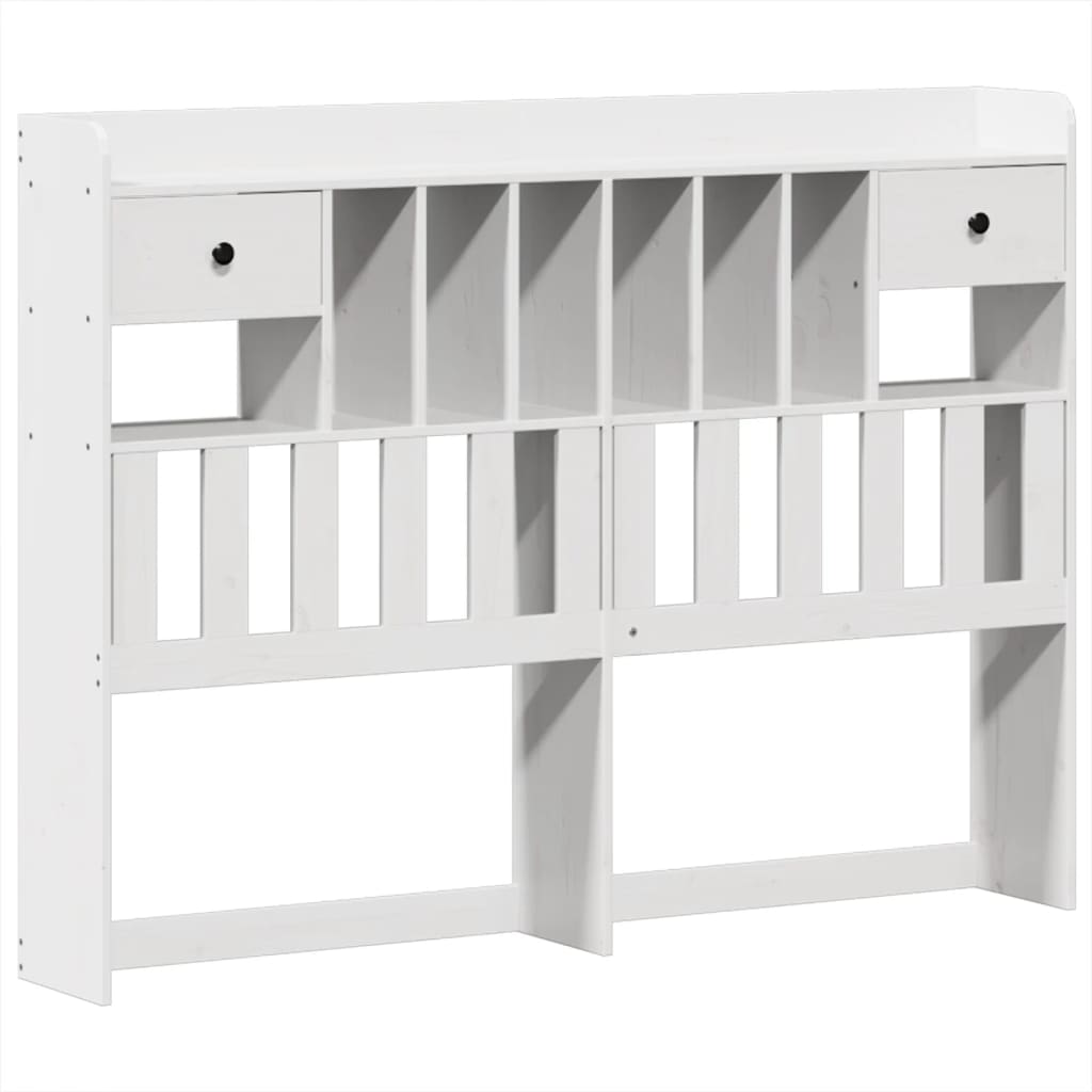 Bed Frame without Mattress White 140x200 cm Solid Wood Pine