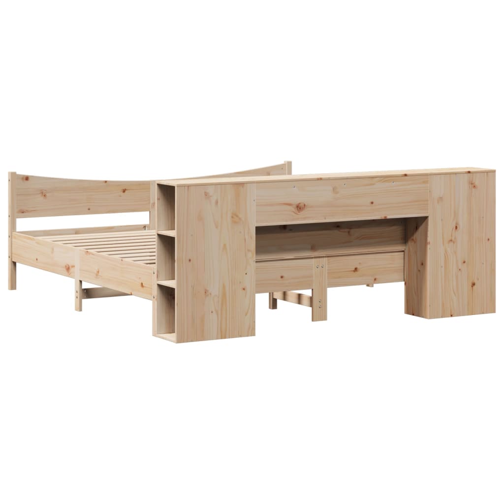 Bed Frame without Mattress 180x200 cm Super King Solid Wood Pine