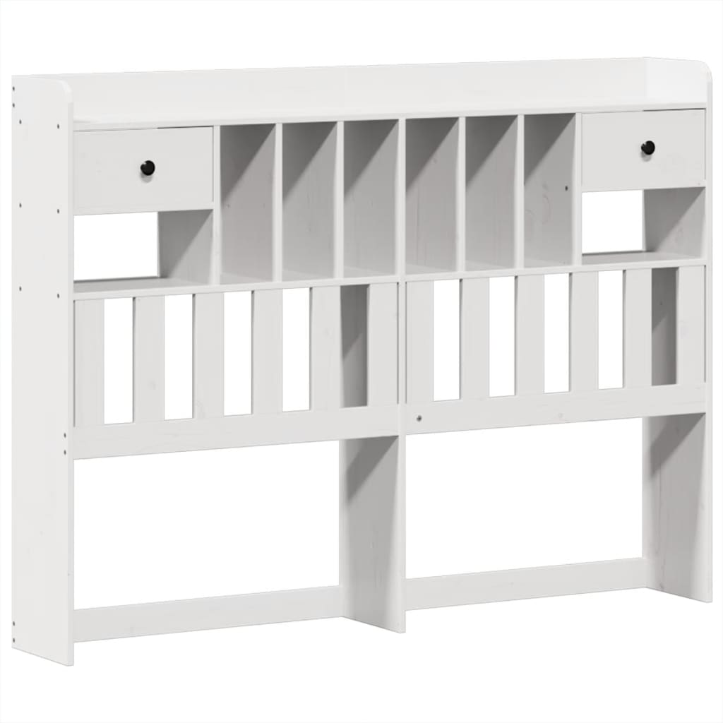 Bed Frame without Mattress White 160x200 cm Solid Wood Pine