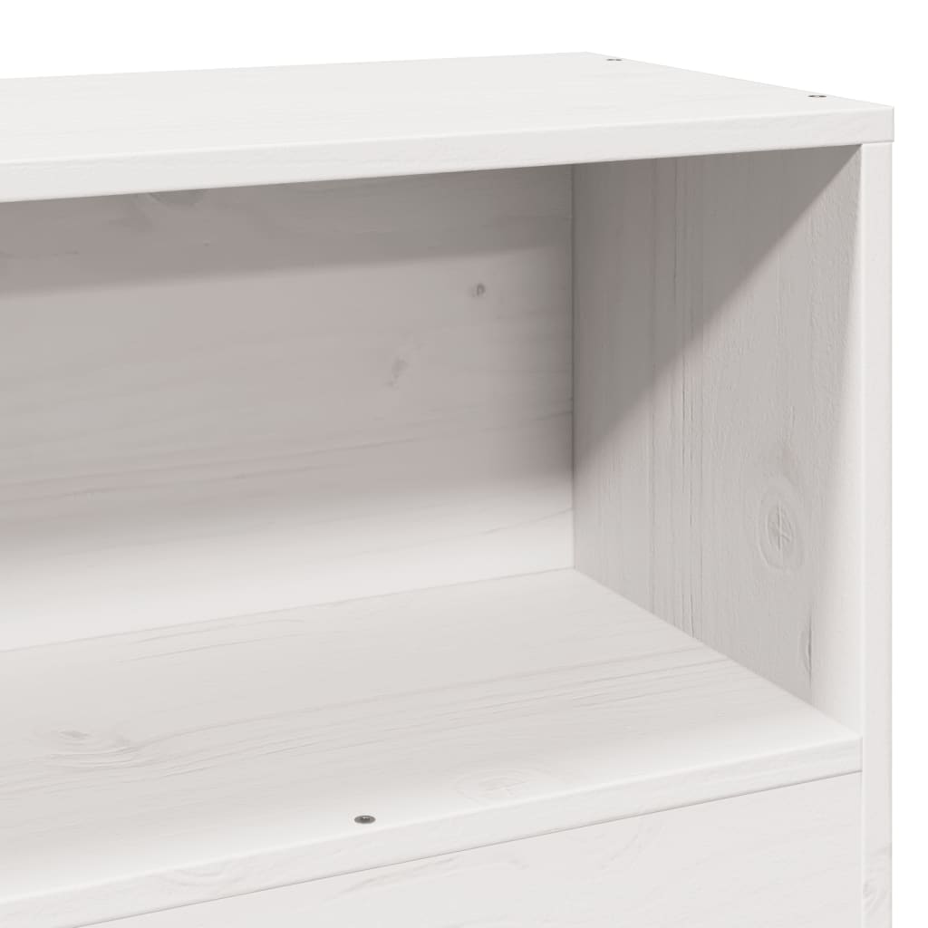 Bed Frame without Mattress White 75x190 cm Small Single Solid Wood Pine