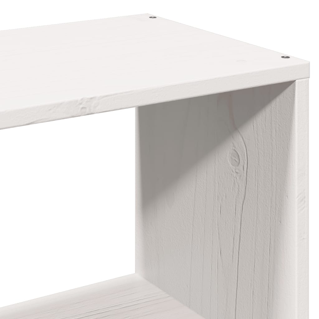 Bed Frame without Mattress White 90x190 cm Single Solid Wood Pine