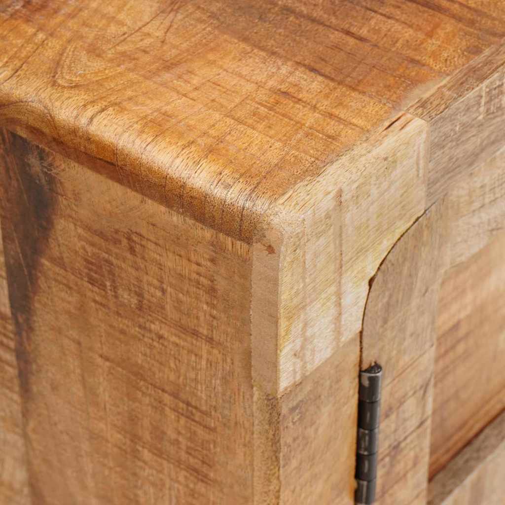 Bathroom Cabinet Brown Solid Mango wood and Engineered wood