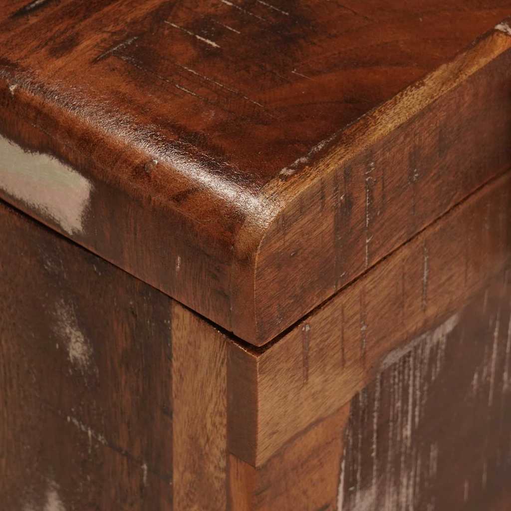 Storage Box with Storage 70 x 35 x 40 cm Solid reclaimed wood