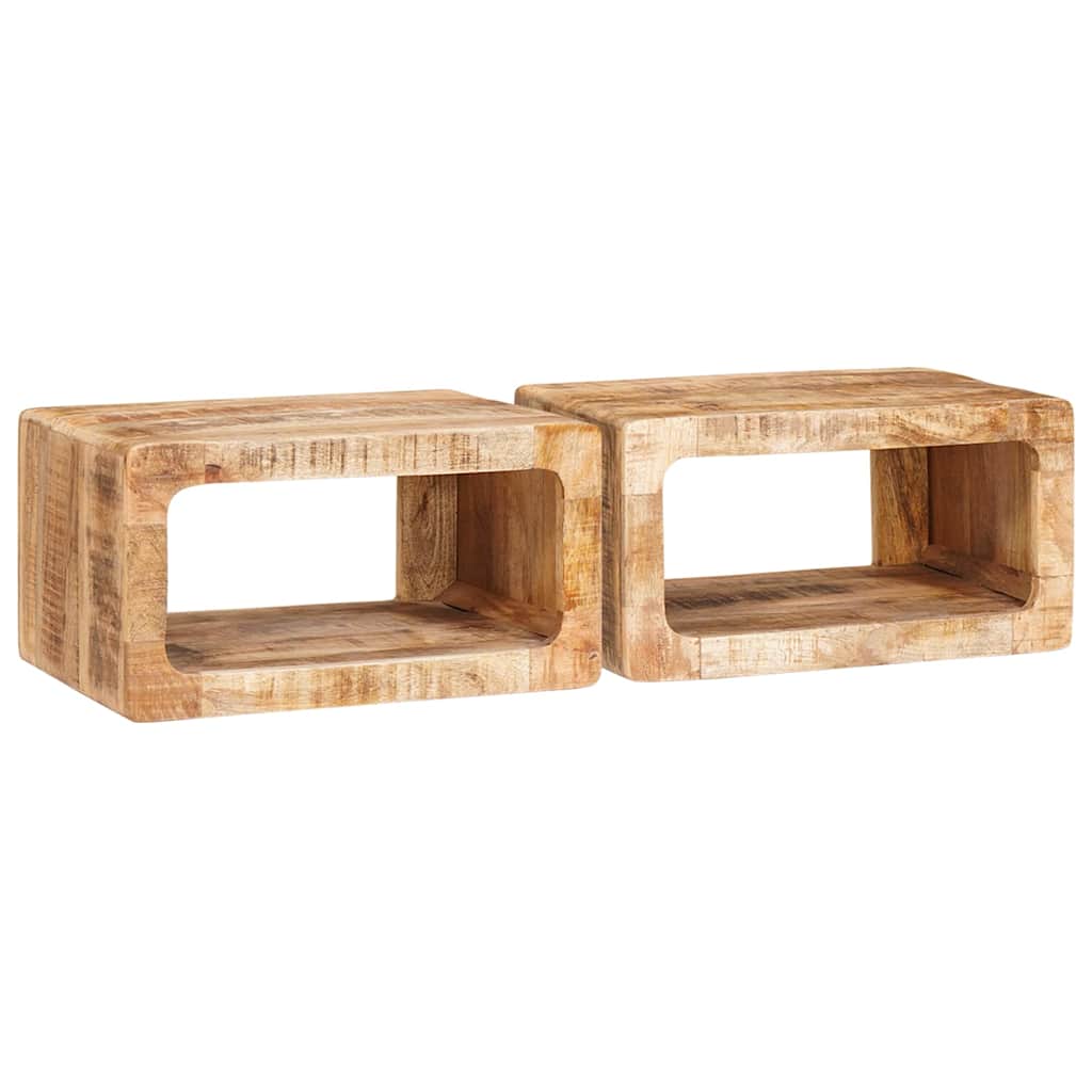 Bedside Tables 45 x 30 x 24 cm Solid mango wood
