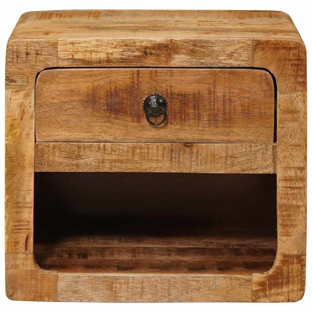 Wall-mounted Bedside Cabinet with Drawer Brown 40 x 30 x 36 cm