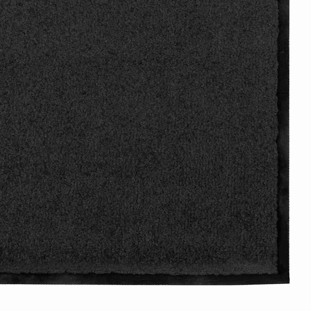 Doormat Other Black 120 x 250 cm Polyamide and PVC