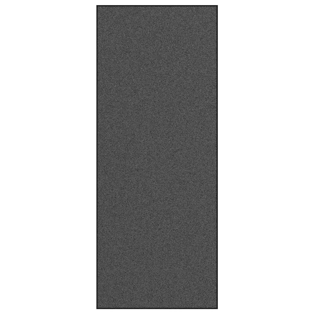 Doormat Anthracite and Black 120 x 300 cm Polyamide and PVC