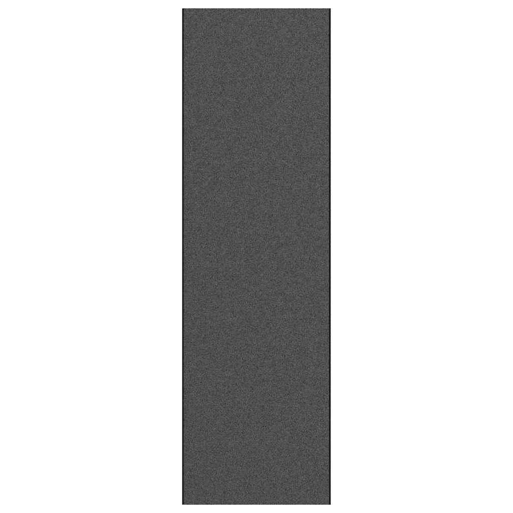 Doormat Anthracite and Black 120 x 400 cm Polyamide and PVC