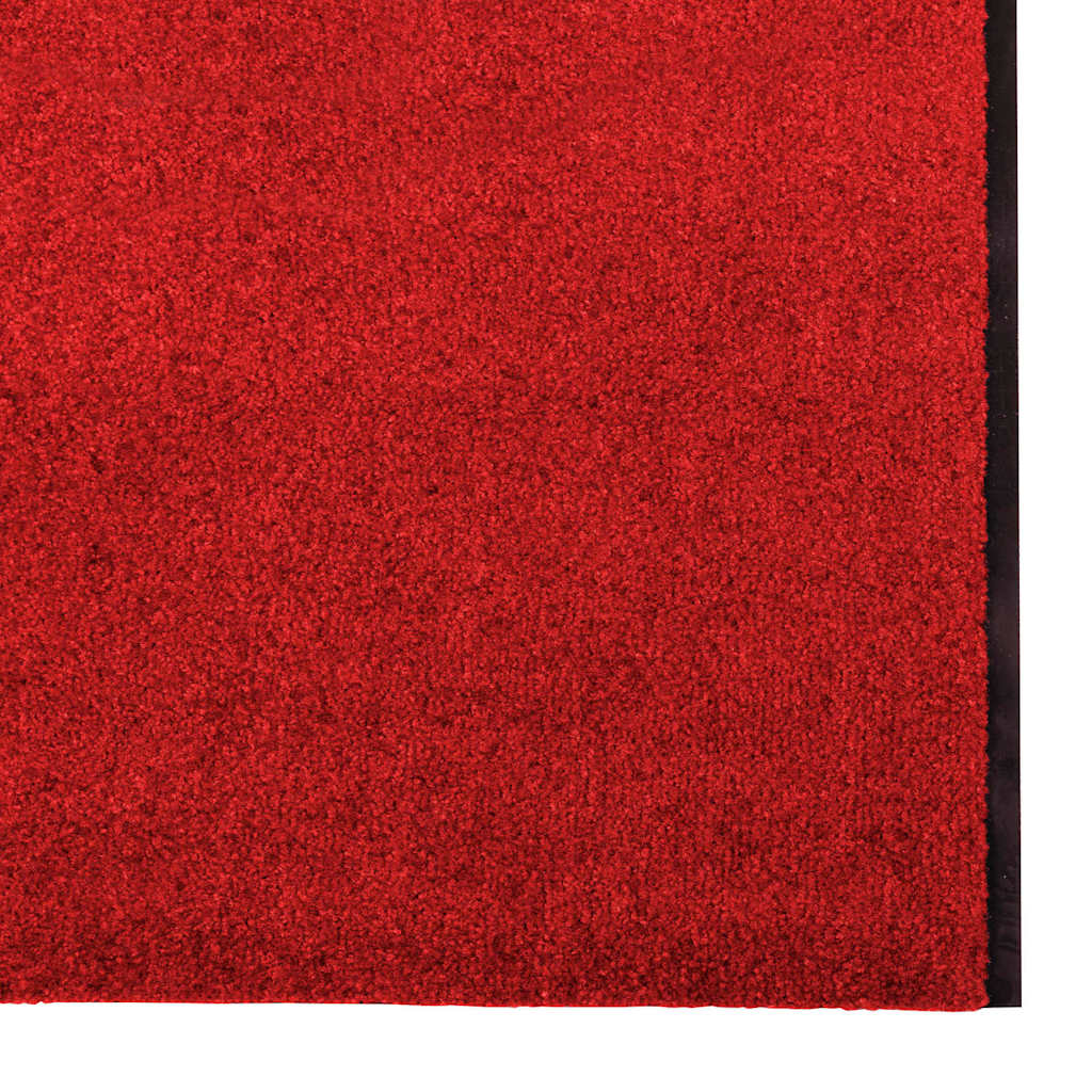 Doormat Other Red and Black 120 x 400 cm Polyamide and PVC