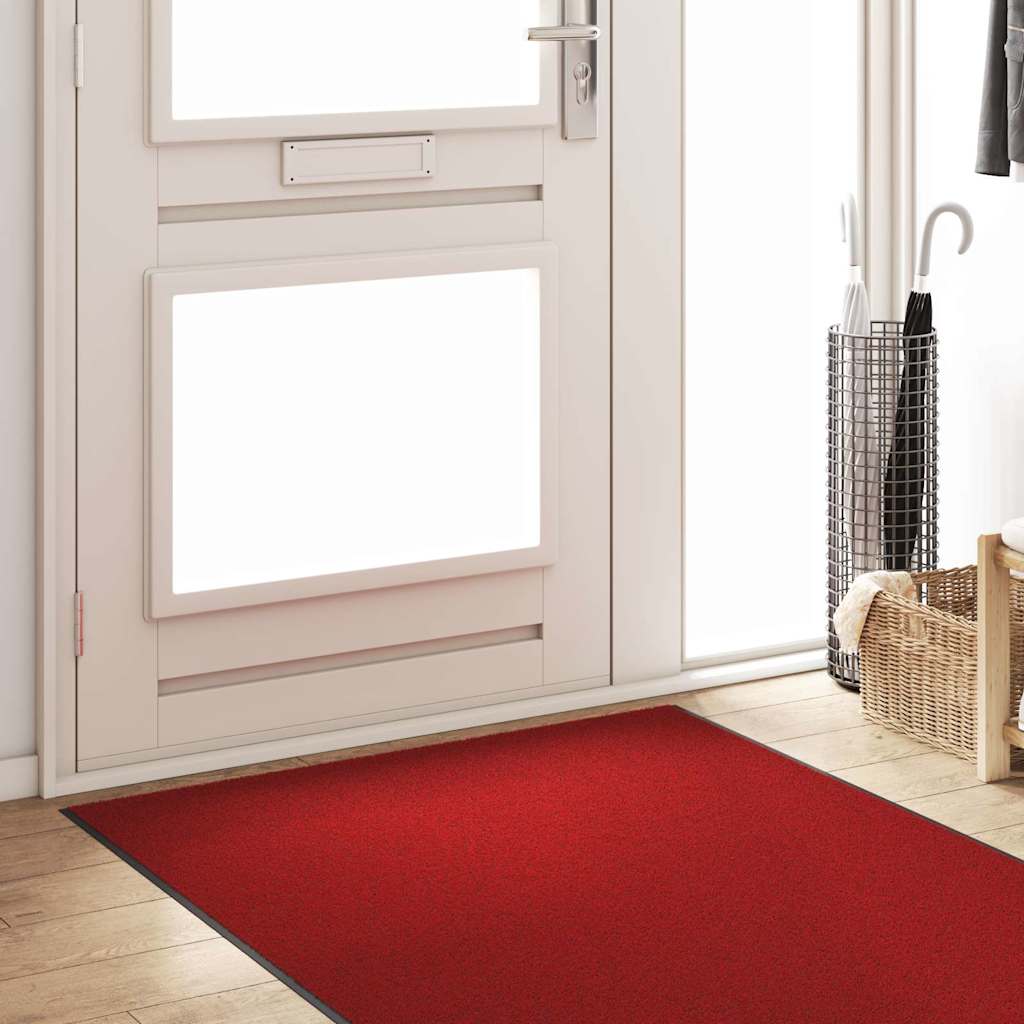 Doormat Other Red and Black 120 x 400 cm Polyamide and PVC