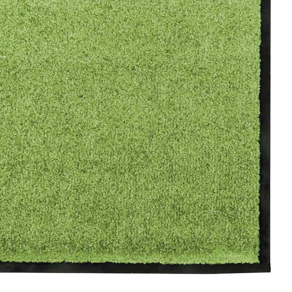 Doormat Other Green and Black 120 x 250 cm Polyamide and PVC