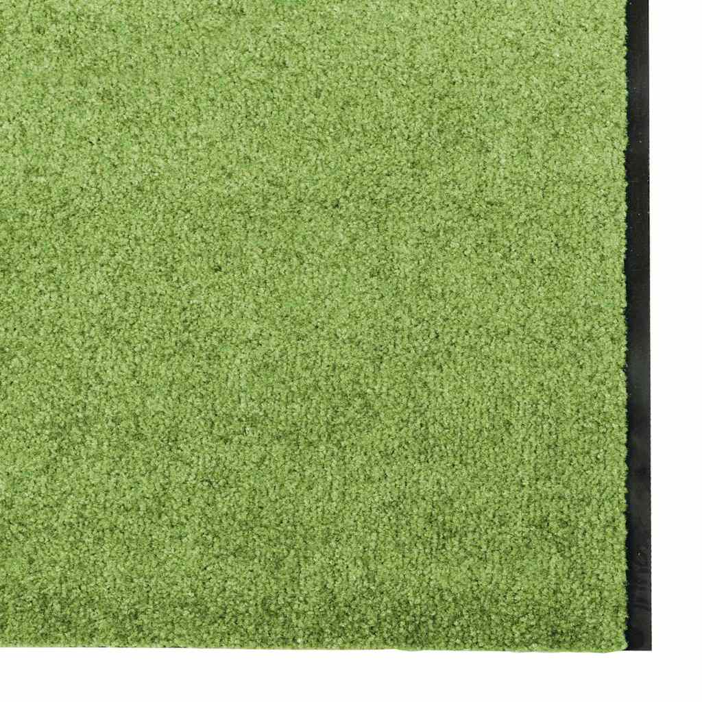 Doormat Other Green and Black 120 x 350 cm Polyamide and PVC
