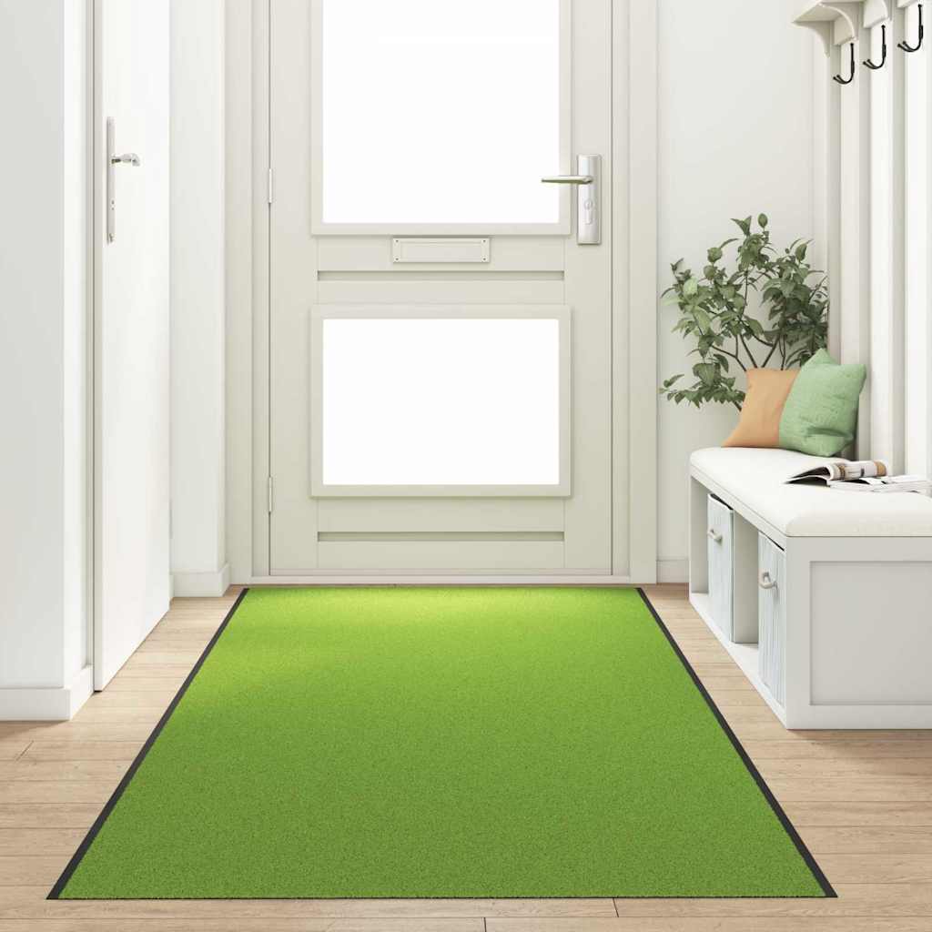 Doormat Other Green and Black 120 x 350 cm Polyamide and PVC